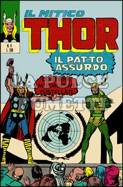 THOR #     4: IL PATTO ASSURDO - CON ADESIVI