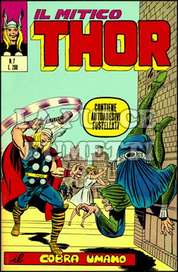 THOR #     7: IL COBRA UMANO - CON ADESIVI