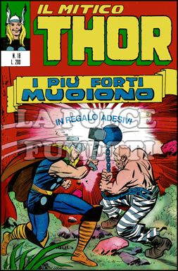 THOR #    18: I PIU FORTI MUOIONO - CON ADESIVI