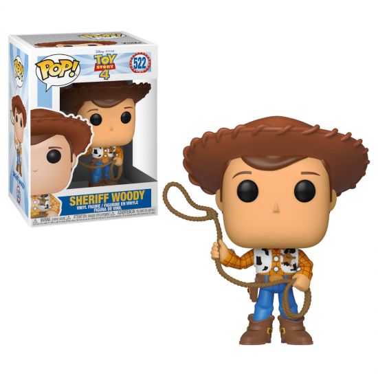 TOY STORY 4: SHERIFF WOODY - VINYL FIGURE #    522 - POP FUNKO