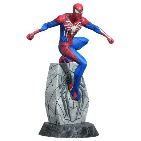 MARVEL GALLERY - SPIDER-MAN GAMERVERSE PS4: SPIDER-MAN PVC DIORAMA 30 CM