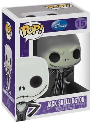 NIGHTMARE BEFORE CHRISTMAS: JACK SKELLINGTON - VINYL FIGURE #   15 - POP FUNKO