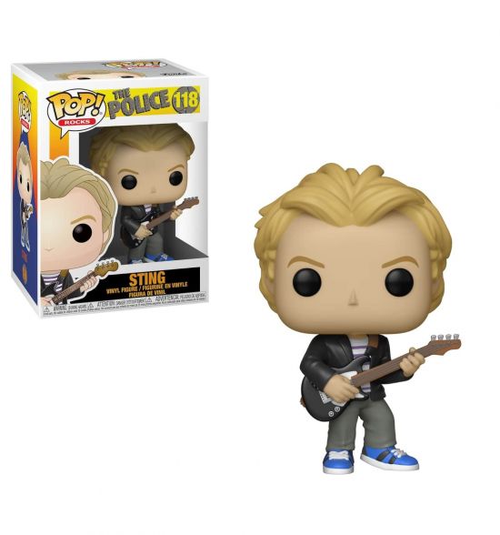 THE POLICE: STING: VINYL FIGURE #  118 - POP ROCK FUNKO