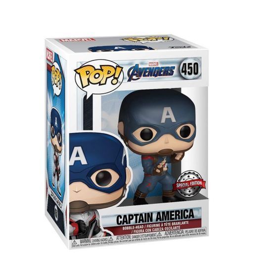 AVENGERS END GAME : CAPTAIN AMERICA - VINYL FIGURE #  464- POP FUNKO SPECIAL EDITION