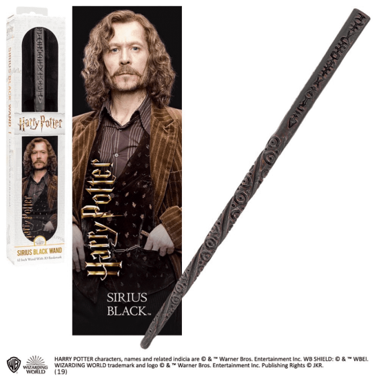 HARRY POTTER WAND: SIRIUS BLACK BACCHETTA 12 INCH