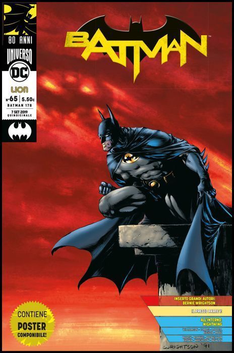 BATMAN #   178 - BATMAN 65 - BATMAN 80 ANNI: GRANDI AUTORI + POSTER