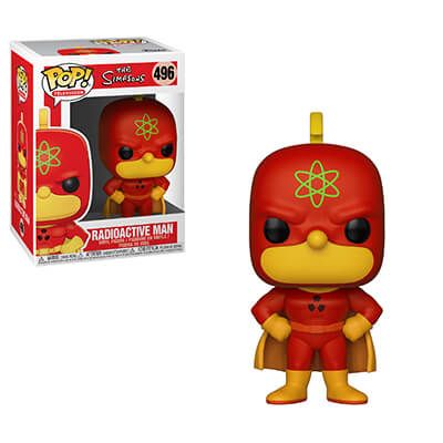 SIMPSON TV: RADIOACTIVE MAN - VINYL FIGURE #   496 - POP FUNKO