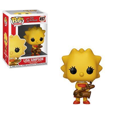 SIMPSON TV: LISA SIMPSON - VINYL FIGURE #   497 - POP FUNKO
