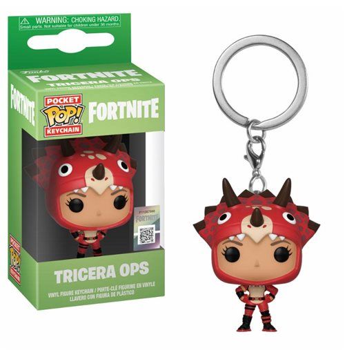 FORTNITE: TRICERA OPS - POP FUNKO POCKET KEYCHAN 4 CM