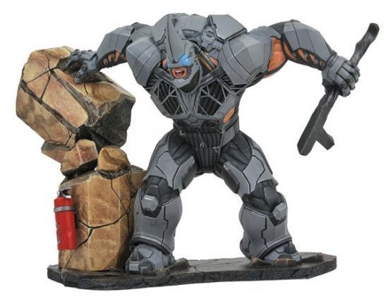 MARVEL GALLERY GAMEVERSE - SPIDERMAN RHINO PVC DIORAMA 25 CM