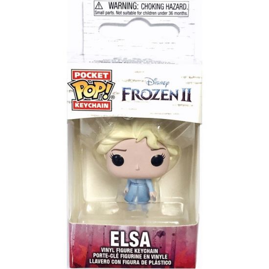 DISNEY: FROZEN II: ELSA- POP FUNKO POCKET KEYCHAN 4 CM