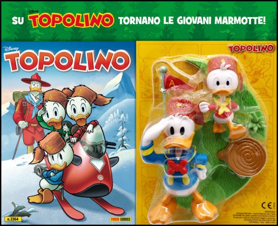 TOPOLINO LIBRETTO #  3364 - SUPERTOPOLINO + GADGET GIOVANI MARMOTTE 1 (DI 2)