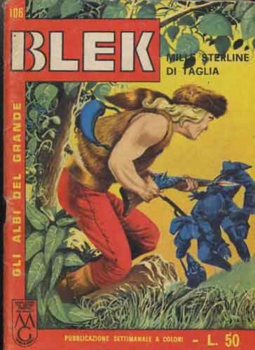 ALBI DEL GRANDE BLEK #   106: MILLE STERLINE DI TAGLIA