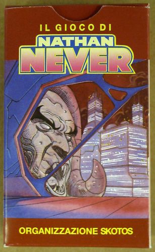 NATHAN NEVER IL GIOCO DI CARTE  MAZZO ORGANIZZAZIONE SKOTOS