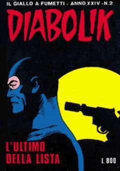 DIABOLIK ORIGINALE ANNO 24 #     2: L'ULTIMO DELLA LISTA