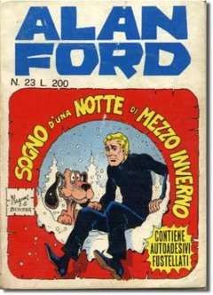 ALAN FORD ORIGINALE #    23: SOGNO DI UNA NOTTE DI MEZZO INVERNO + ADESIVI