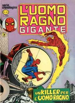 UOMO RAGNO GIGANTE #    63: UN KILLER PER L'UOMO RAGNO