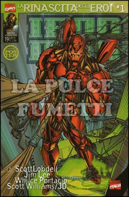 IRON MAN E I VENDICATORI 19/30- RINASCITA DEGLI EROI  1/12  (N1 CON POSTER)