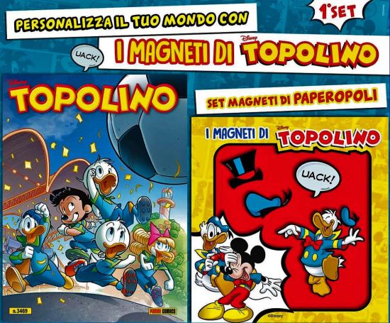 TOPOLINO LIBRETTO #  3469 + I MAGNETI DI TOPOLINO - 1° SET: PAPERINO