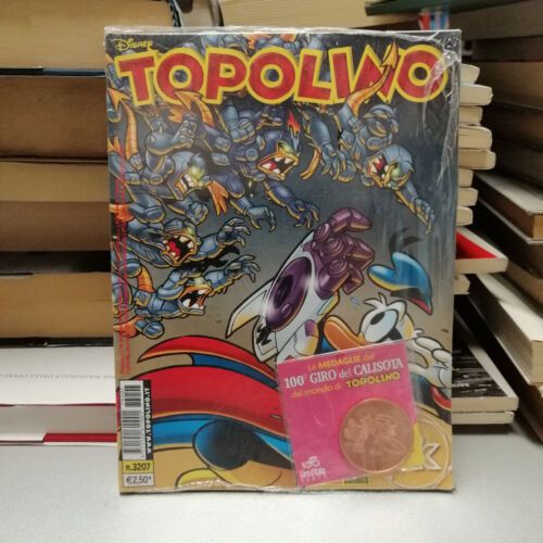 TOPOLINO LIBRETTO #  3207 + MEDAGLIA 100° GIRO DEL CALISOTA