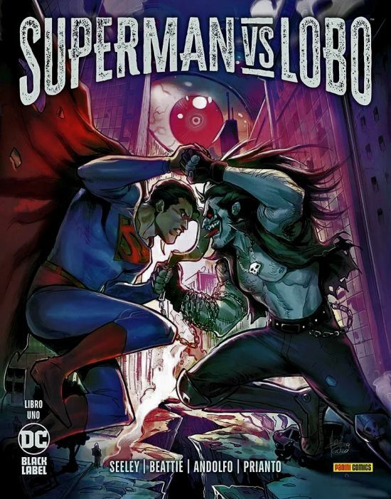 DC BLACK LABEL - SUPERMAN VS. LOBO 1/3 COMPLETA NUOVI
