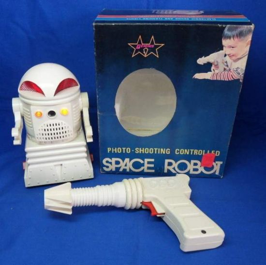 SPACE ROBOT : PHOTO - SHOOTING CONTROLLED VINTAGE  (NO BATTERIE INCLUSE)