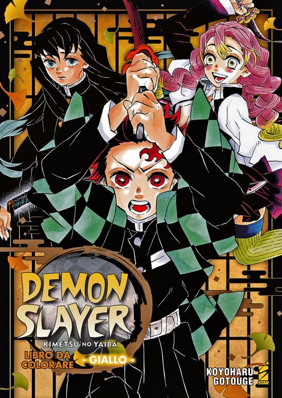 DEMON SLAYER: KIMETSU NO YAIBA - LIBRO DA COLORARE #     5 - GIALLO
