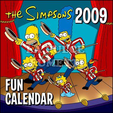 SIMPSONS FUN CALENDAR 2009