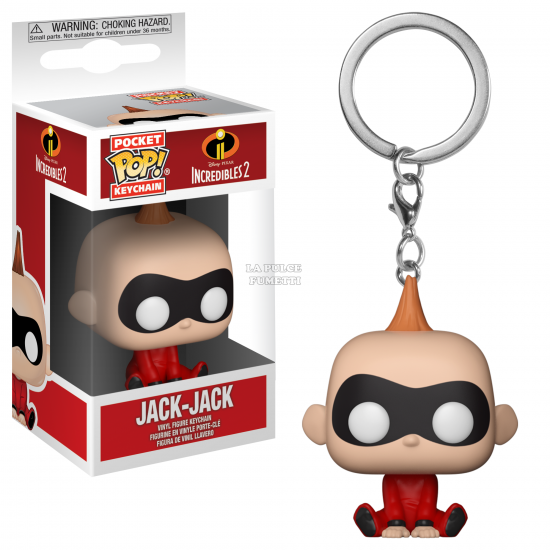 INCREDIBLES 2: JACK -JACK -  POP FUNKO POCKET KEYCHAN 4 CM