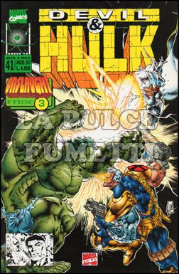 DEVIL E HULK #    41 - ONSLAUGHT FASE 3