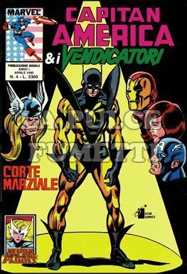 CAPITAN AMERICA E I VENDICATORI #     4: CORTE MARZIALE