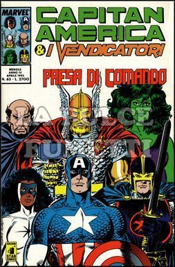 CAPITAN AMERICA E I VENDICATORI #    63: PRESA DI COMANDO