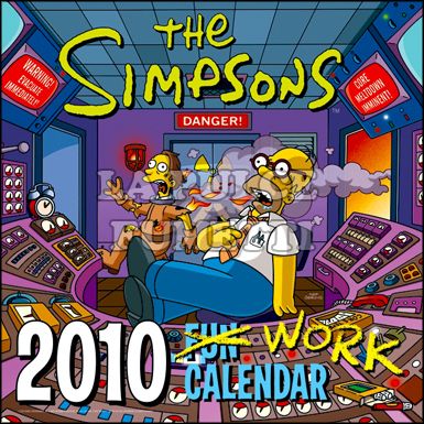 SIMPSONS FUN CALENDAR 2010