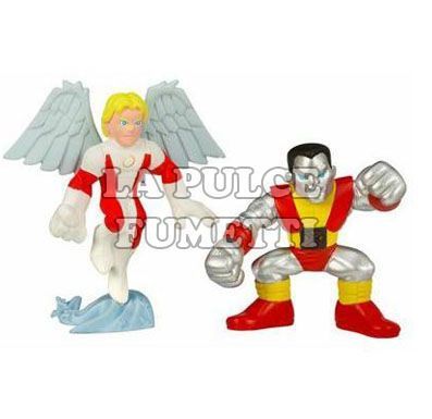 MARVEL SUPER HERO SQUAD ANGELO E COLOSSO 6 CM