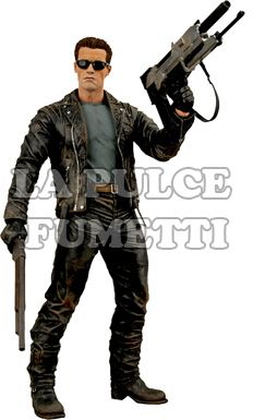 TERMINATOR 2 SERIE  3 - T-800 BATTLE ACROSS TIME   18 CM