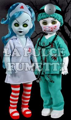 LIVING DEAD DOLLS EXCLUSIVES DOCTOR DEDWIN & NURSE NECRO