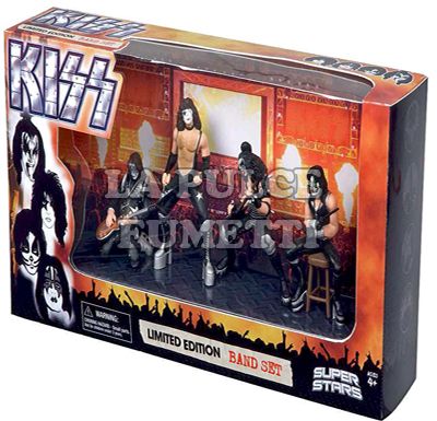 KISS BAND SET SUPER STARS MINI FIGURE 10 CM