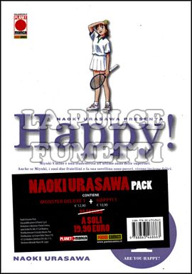 NAOKI URASAWA PACK - MONSTER DELUXE 1 + HAPPY 1