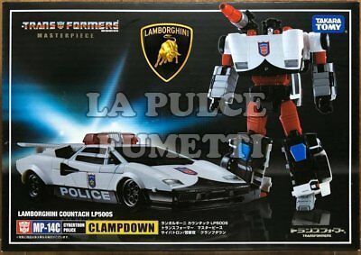 TRANSFORMERS MASTERPIECE MP 14C CYBERTRON POLICE - CLAMPDOWN: LAMBORGHINI