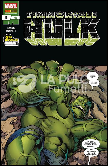 HULK E I DIFENSORI #    48 - L'IMMORTALE HULK 5 - 1A RISTAMPA - VARIANT COVER