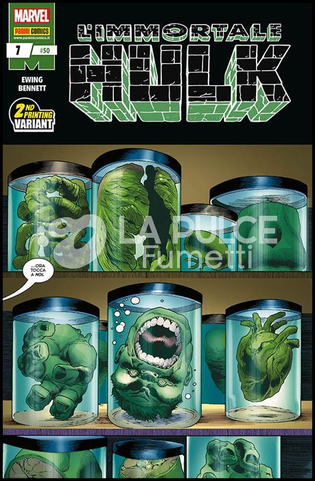 HULK E I DIFENSORI #    50 - L'IMMORTALE HULK 7 - 1A RISTAMPA - VARIANT COVER