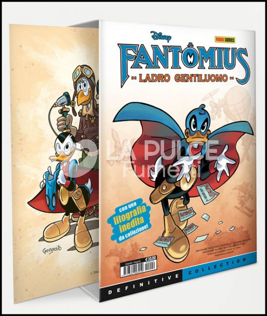 DISNEY DEFINITIVE COLLECTION - FANTOMIUS - LADRO GENTILUOMO COFANETTO - NUOVA EDIZIONE + LITOGRAFIA