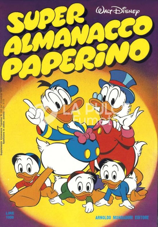 SUPER ALMANACCO PAPERINO 1/17  1a serie completa