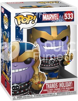 THANOS: THANOS  ( HOLIDAY )- VINYL FIGURE #  533- POP FUNKO