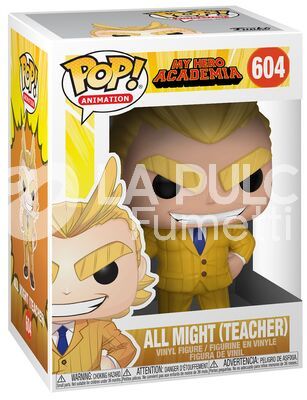 MY HERO ACADEMIA : ALL MIGHT ( TEACHER ) - VINYL FIGURE #  604 - POP FUNKO