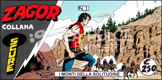 ZAGOR STRISCIA COLLANA SCURE #     1: I MONTI DELLA SOLITUDINE