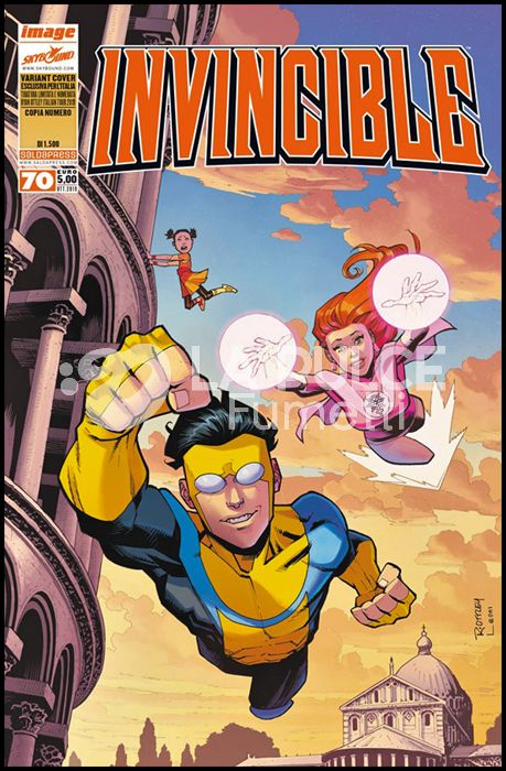 INVINCIBLE #    70 - VARIANT COVER RYAN OTTLEY ITALIAN TOUR 2019