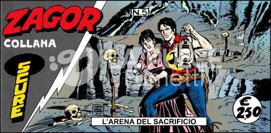 ZAGOR STRISCIA COLLANA SCURE #     5: L'ARENA DEL SACRIFICIO