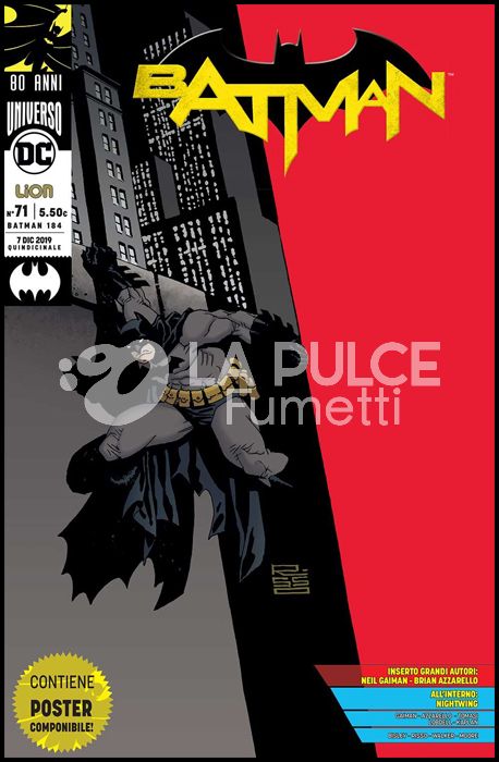 BATMAN #   184 - BATMAN 71 - BATMAN 80 ANNI: GRANDI AUTORI + POSTER