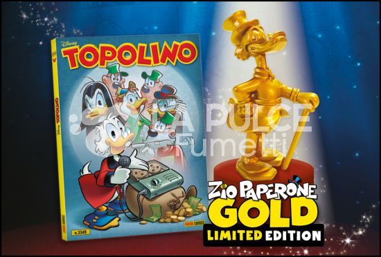 TOPOLINO LIBRETTO #  3349 - SUPERTOPOLINO + ZIO PAPERONE STATUETTA GOLD